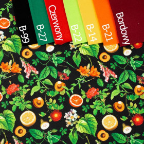 MINI PARADISE FRUITS pat. 2 (PARADISE GARDEN)  - Waterproof woven fabric