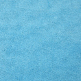 Turquoise - cotton velour