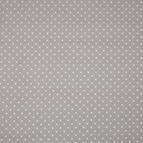 WHITE DOTSIES / grey - single jersey with elastane 