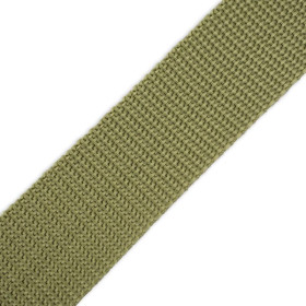 Webbing tape - khaki / Choice of sizes