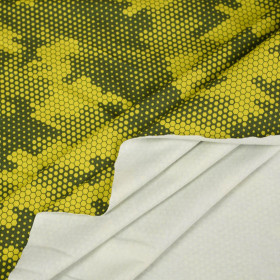 MORO HONEYCOMB / yellow - single jersey 