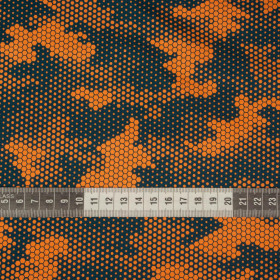 MORO HONEYCOMB / orange - single jersey 