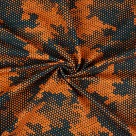 MORO HONEYCOMB / orange - single jersey 