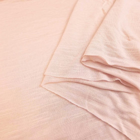 "Flame yarn" Viscose jersey - Pale pink