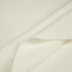 D-02 ECRU - Ribbed knit fabric