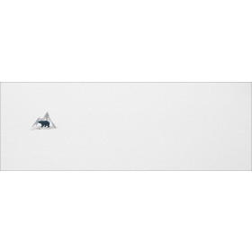 BEAR (ADVENTURE) / white - Panoramic panel - looped knit fabric with elastane