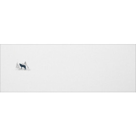 WOLF (ADVENTURE) / white - Panoramic panel - looped knit fabric with elastane