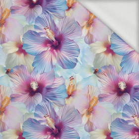 PASTEL FLOWERS WZ.11 - looped knit fabric