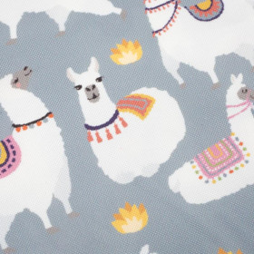 LAMA / grey - Waterproof woven fabric
