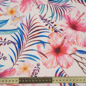 MALLOWS AND PALMS - looped knit fabric