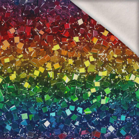 HOLOGRAPHIC RAINBOW wz. 2 - brushed knitwear with elastane ITY
