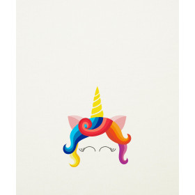 UNICORN / rainbow - panel single jersey TE210