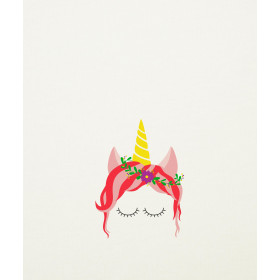UNICORN / garland - panel looped knit 