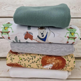 Fabric bundle PAT. 39 - looped knit fabric
