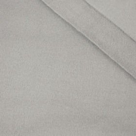 LIGHT GREY - Double-sided cotton fleece