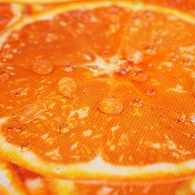ORANGES - Waterproof woven fabric