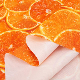 ORANGES - Waterproof woven fabric