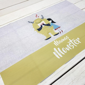 MY MONSTER FRIEND - panel Waterproof woven fabric DE