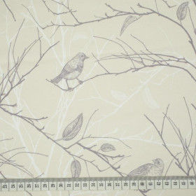 BIRDS / beige - looped knit 