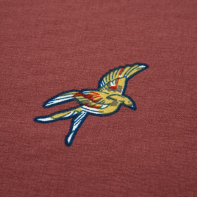 BIRD DANCE / maroon - Clothing woven fabric 