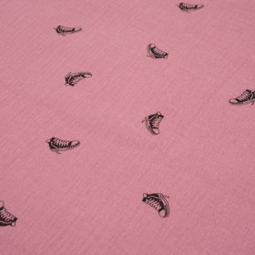 SNEAKERS / rose quartz - cotton muslin