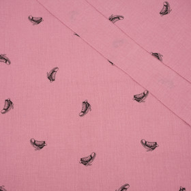 SNEAKERS / rose quartz - cotton muslin