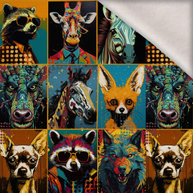 RETRO COMICS PAT.11 - brushed knitwear with elastane ITY