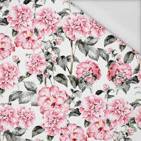 PINK PEONIES pat. 3 - Waterproof woven fabric