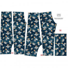 CHILDREN'S SOFTSHELL TROUSERS (YETI) - SPACE CUTIES pat. 9 (CUTIES IN THE SPACE)