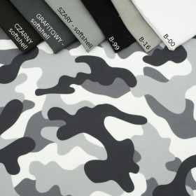 CAMOUFLAGE GREY - softshell