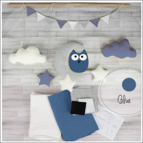 DIY KIT GIRLAND - OWL + paper cutout 