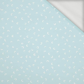 BOOMERANG (PASTEL SKY) / mint - looped knit fabric