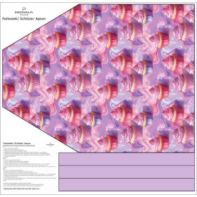 APRON - SWEETS pat.10 - sewing set