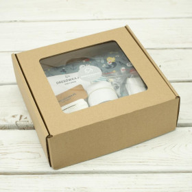 Men's swim trunks - TATTOO / grey - sewing set