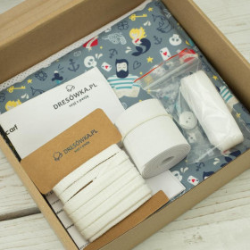 Men's swim trunks - TATTOO / grey - sewing set