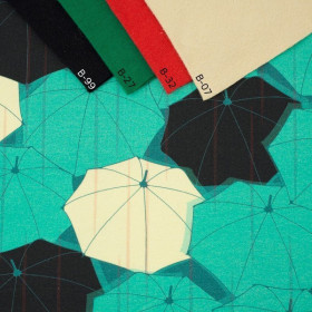 UMBRELLAS IN THE RAIN - Viscose jersey WE210