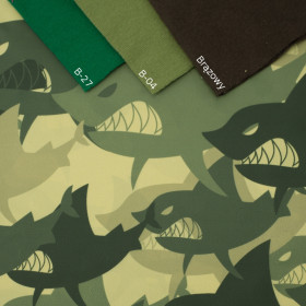 SHARKS MORO - Nylon fabric PUMI