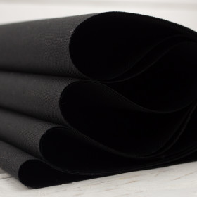 BLACK - Waterproof woven fabric