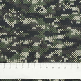 CAMOUFLAGE SWEATER - Waterproof woven fabric