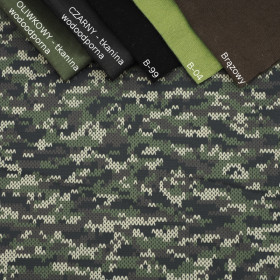 CAMOUFLAGE SWEATER - Waterproof woven fabric
