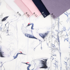 CRANES - Waterproof woven fabric