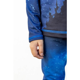 THERMO KIDS BLOUSE (BILLIE) - WINTER LANDSCAPE PAT. 2 (PAINTED FOREST) - sewing set