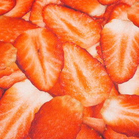 STRAWBERRIES - Waterproof woven fabric