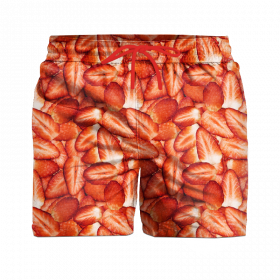 Men's swim trunks - STRAWBERRIES - sewing set