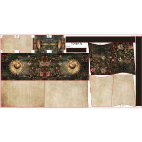 XL bag with in-bag pouch 2 in 1 - VINTAGE AURA WZ.1 - sewing set