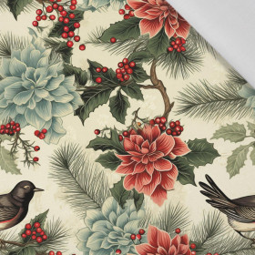 Vintage Christmas wz.18 - Cotton woven fabric