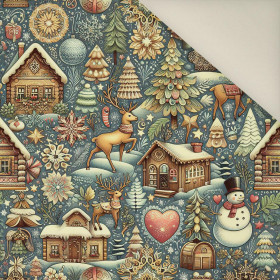 Vintage Christmas wz.23- Upholstery velour 