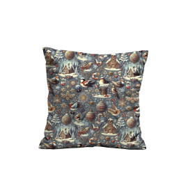 Vintage Christmas wz.27- Upholstery velour 