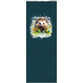 GYM BAG - WATERCOLOR HEDGEHOG - sewing set