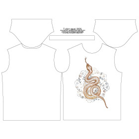 MEN’S T-SHIRT - SNAKE pat. 1 (MAGIC) - single jersey